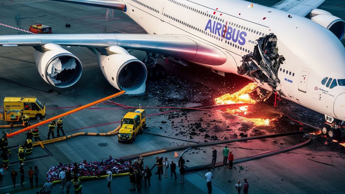 Airbus A380 Engine Failure in Singapore